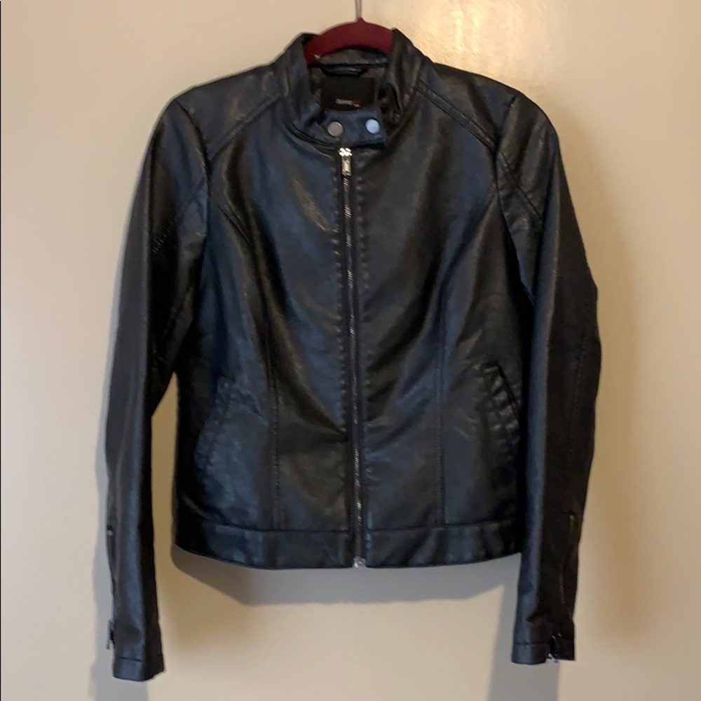 Skinnygirl Faux Leather Moto Jacket - Picture 4 of 7